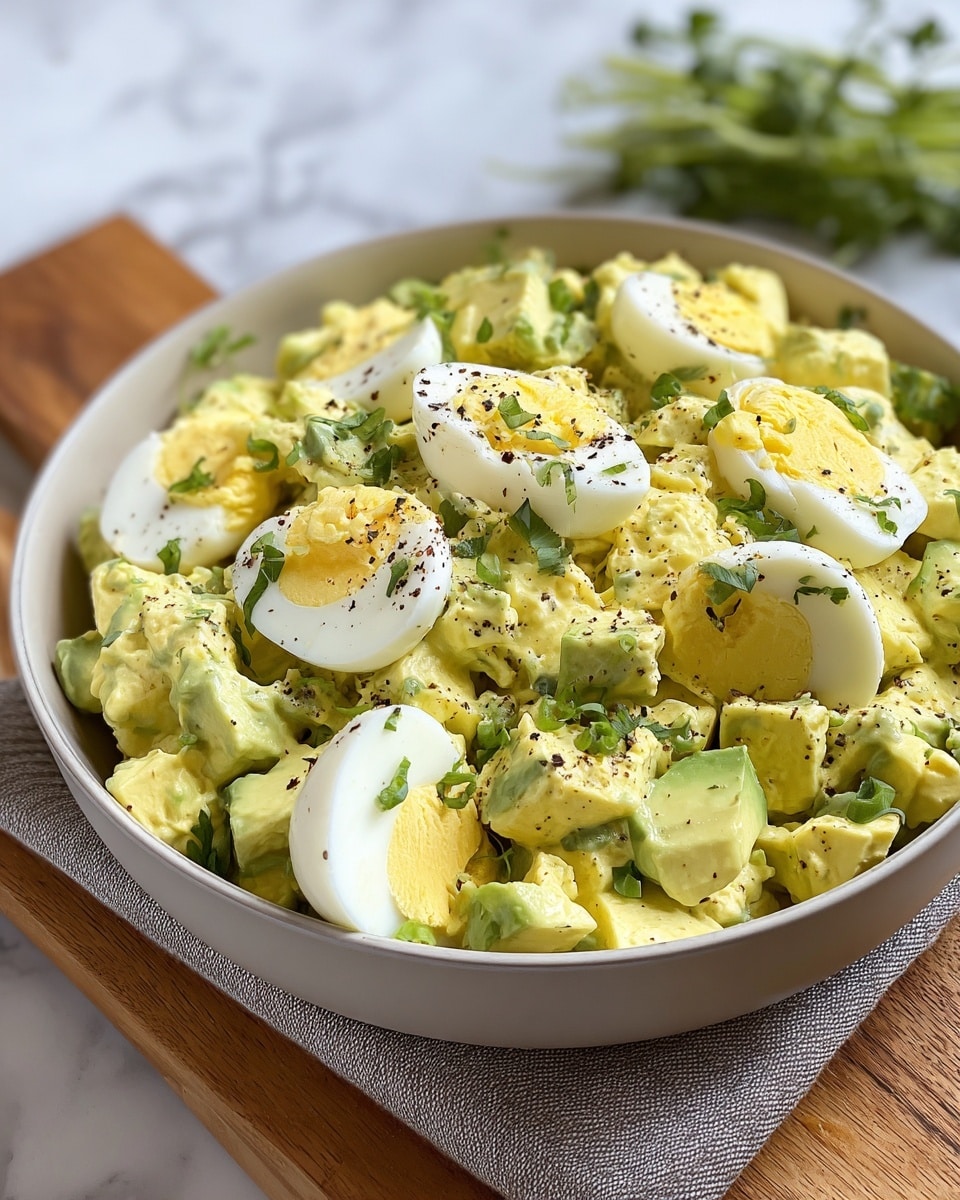 Keto Avocado Egg Salad Recipe - Recipe Image