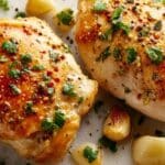 Garlic Butter Chicken Breast with Lemons Recipe