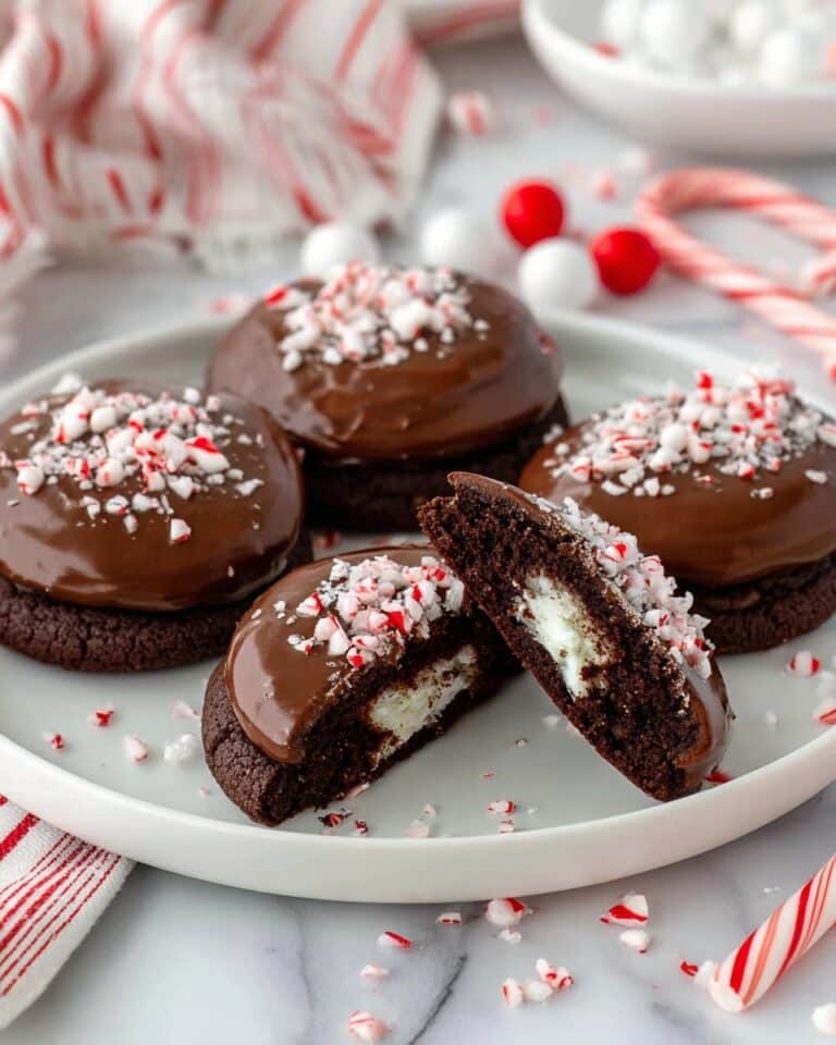Hot Cocoa Peppermint Cookies Recipe