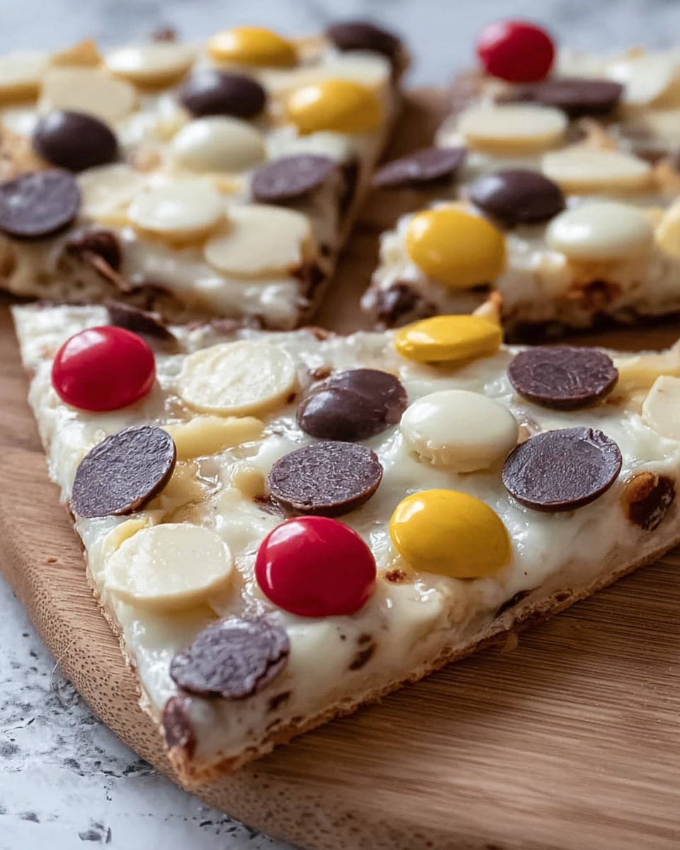 White Chocolate Brownie Pizza Recipe