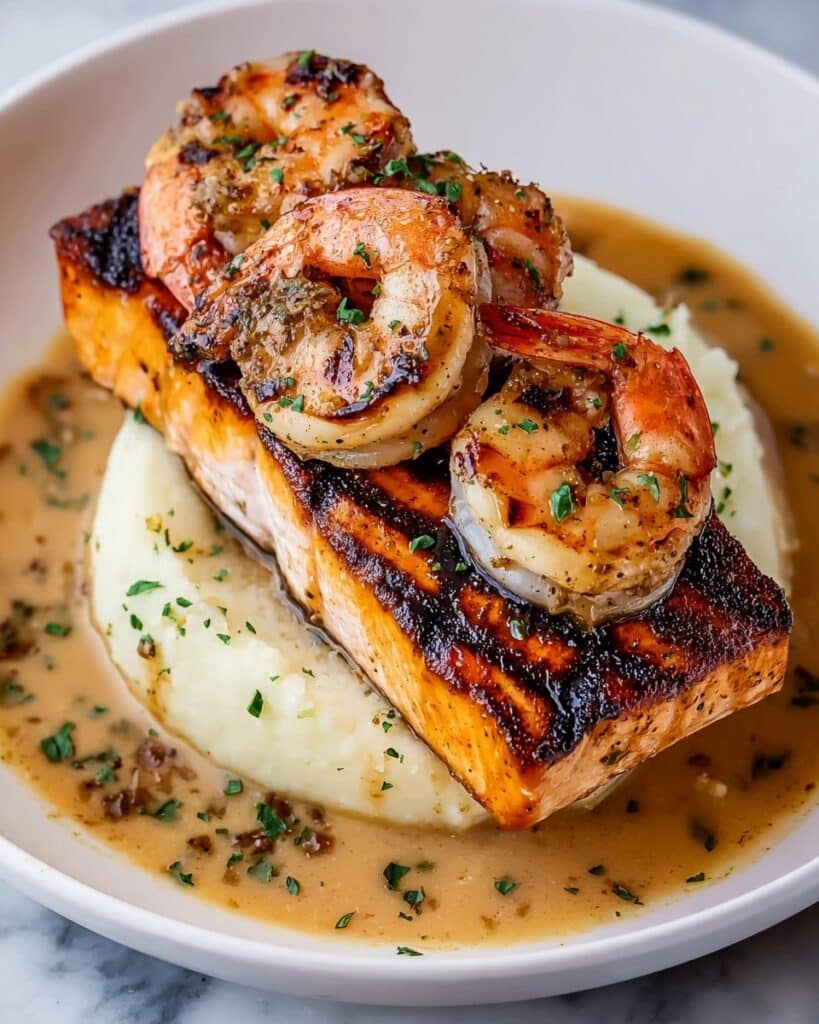 Cajun Salmon and Shrimp Recipe