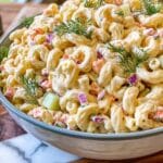 Classic Macaroni Salad with Avocado and Dill Recipe
