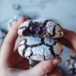Blueberry Crinkle Cookies Recipe