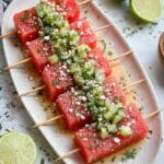 Watermelon Feta Tajín Skewers Recipe