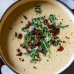 Asiago Roasted Garlic Cauliflower Soup Recipe