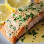 Dijon Salmon with Lemon Dijon Sauce Recipe