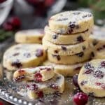 Cranberry Shortbread Cookies Recipe