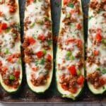 Sausage Zucchini Boats Recipe