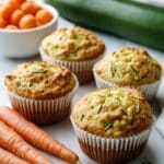 Zucchini and Carrot Breakfast Muffins Recipe