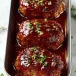 Mini Glazed Chicken Meatloaves Recipe