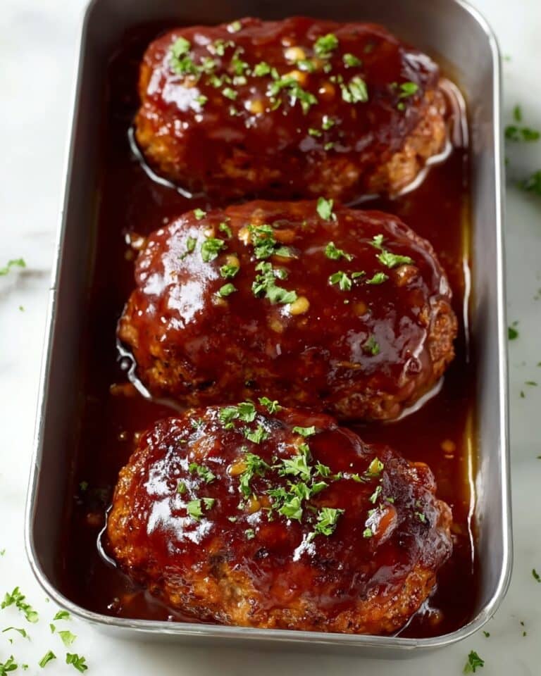 Mini Glazed Chicken Meatloaves Recipe