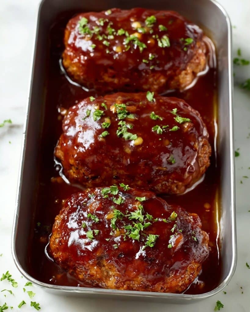 Mini Glazed Chicken Meatloaves Recipe