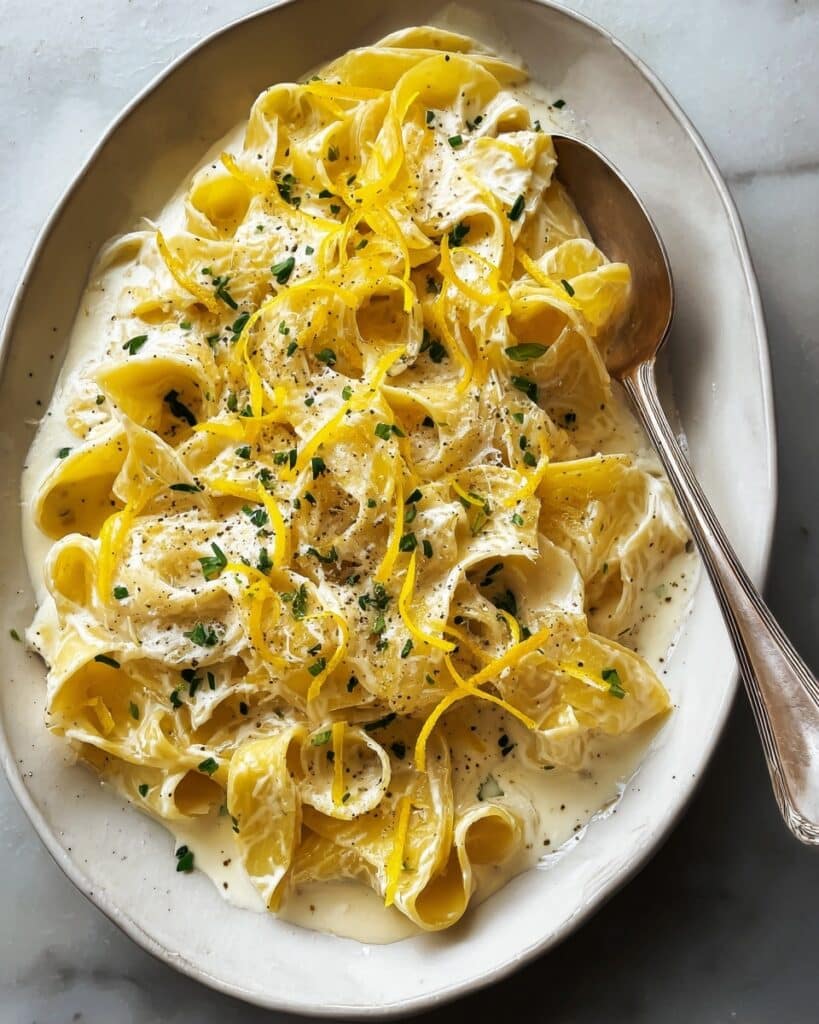 Pappardelle al Limone (Creamy Lemon Pasta) Recipe