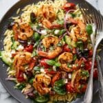 Shrimp Orzo with Feta and Lemon Recipe