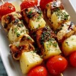 Cold Chicken-Cheese Kabobs Recipe