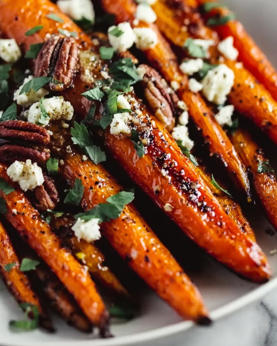 Roasted Carrots with Candied Pecans and Goat Cheese Recipe