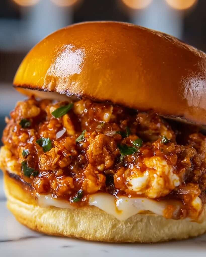 Cajun Chicken Sloppy Joes Recipe