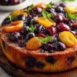 Easy Summer Fruit Cake with Yogurt Recipe