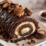 Decadent Chocolate Peanut Butter Cake Roll Recipe