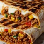 Sloppy Joe Grilled Burritos Recipe
