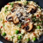 Mushroom and Pea Risotto Recipe