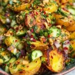 Roasted Potato Salad with Fresh Herbs and Pistachios Recipe