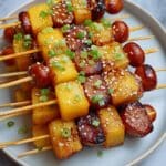 Sotteok Sotteok (Korean Rice Cake and Sausage Skewers) Recipe