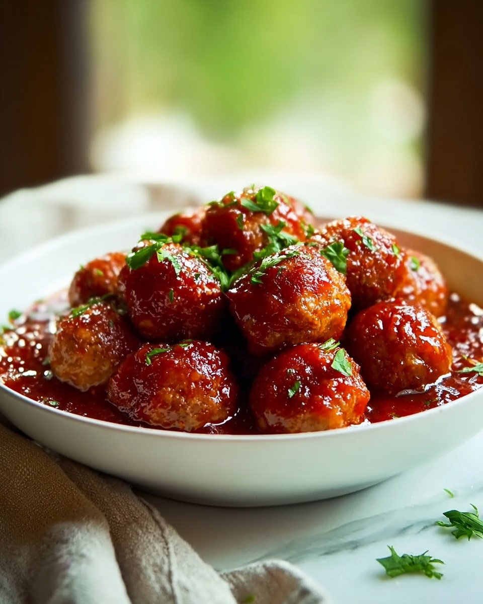 Hot Pepper Jelly Meatballs Recipe