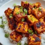 Baked Crispy Peanut Tofu Recipe