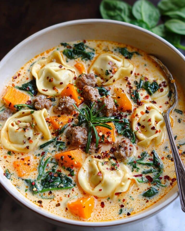 Creamy Sausage Tortellini Soup Recipe