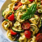 Zesty Italian Tortellini & Veggie Pasta Salad Recipe
