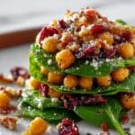 Cranberry Walnut Chickpea Salad with Orange Vinaigrette Recipe