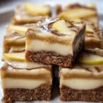 Brown Butter Apple Blondies with Cinnamon Maple Glaze Recipe