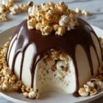 Caramel Popcorn Chocolate Dome Recipe