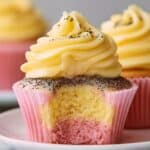 Lemon Poppy Seed Cupcakes with Lemon Curd Filling Recipe