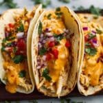 Queso Chicken Tacos Recipe