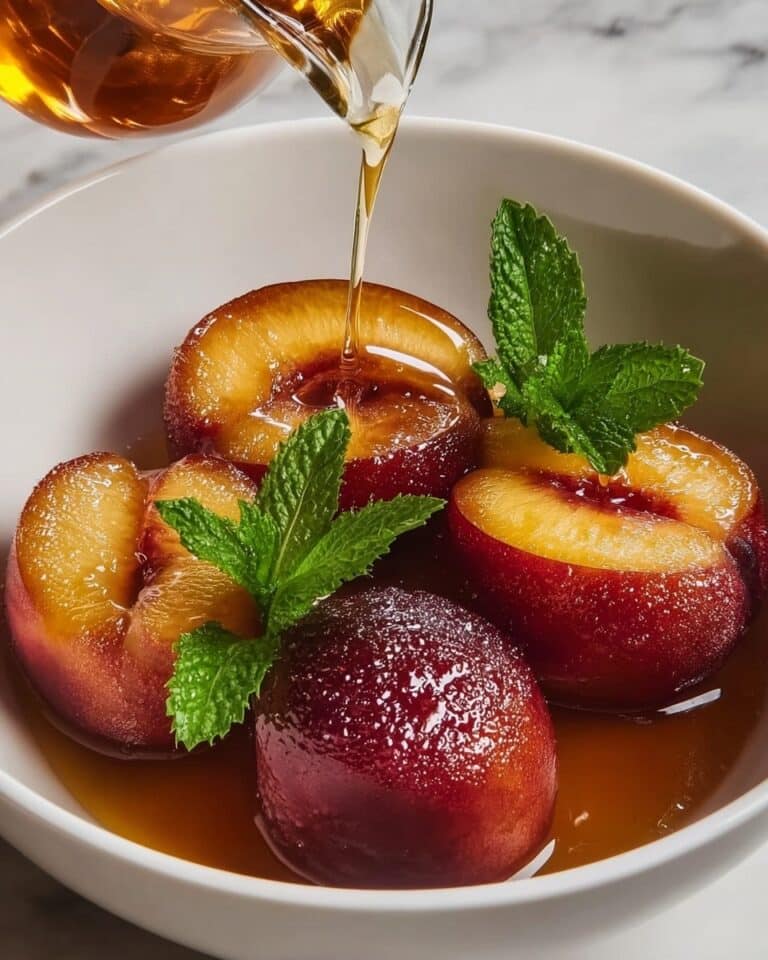 Cinnamon Sugar Baked Peaches Recipe