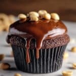Chocolate Peanut Butter Lava Cupcakes Recipe