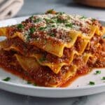 Easy Crockpot Ravioli Lasagna Recipe