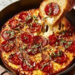 Hot Honey Pepperoni Pizza Dip Recipe