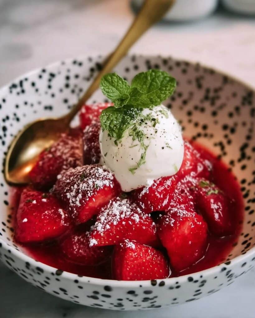 Italian Macerated Strawberries Recipe