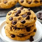 Healthy Pumpkin Chocolate Chip Cookies Recipe