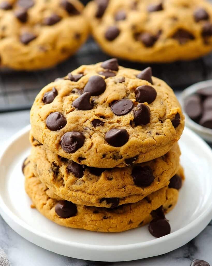 Healthy Pumpkin Chocolate Chip Cookies Recipe