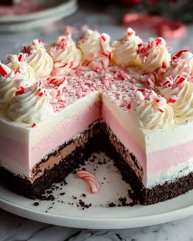 Ultimate Festive Peppermint Ice Cream Cake Recipe