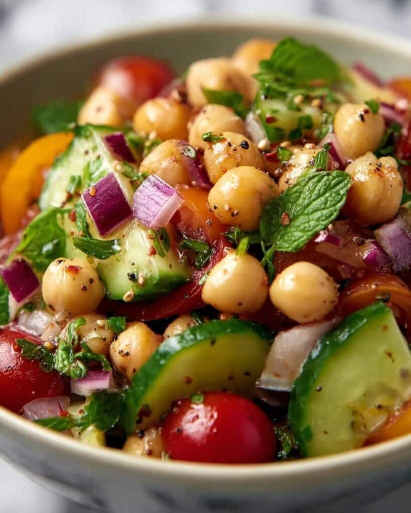 Mediterranean Chickpea Salad Recipe