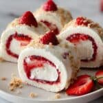 Strawberry Shortcake Cheesecake Dessert Sushi Rolls Recipe