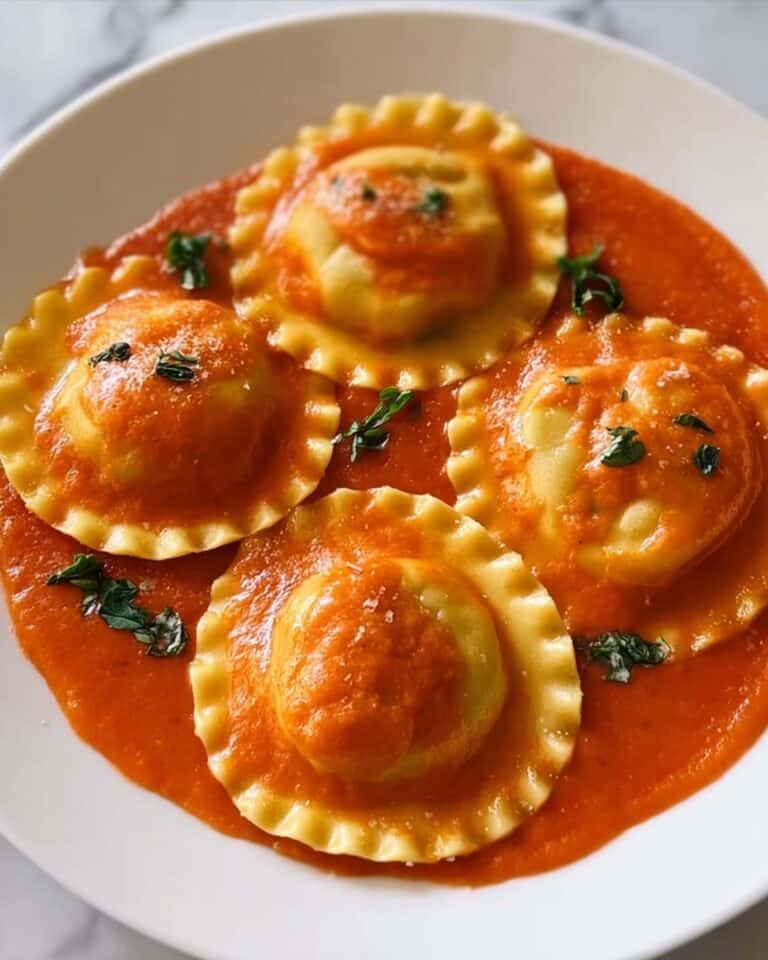 RAV-ear-IOLI (Meat Ravioli Ears) Recipe