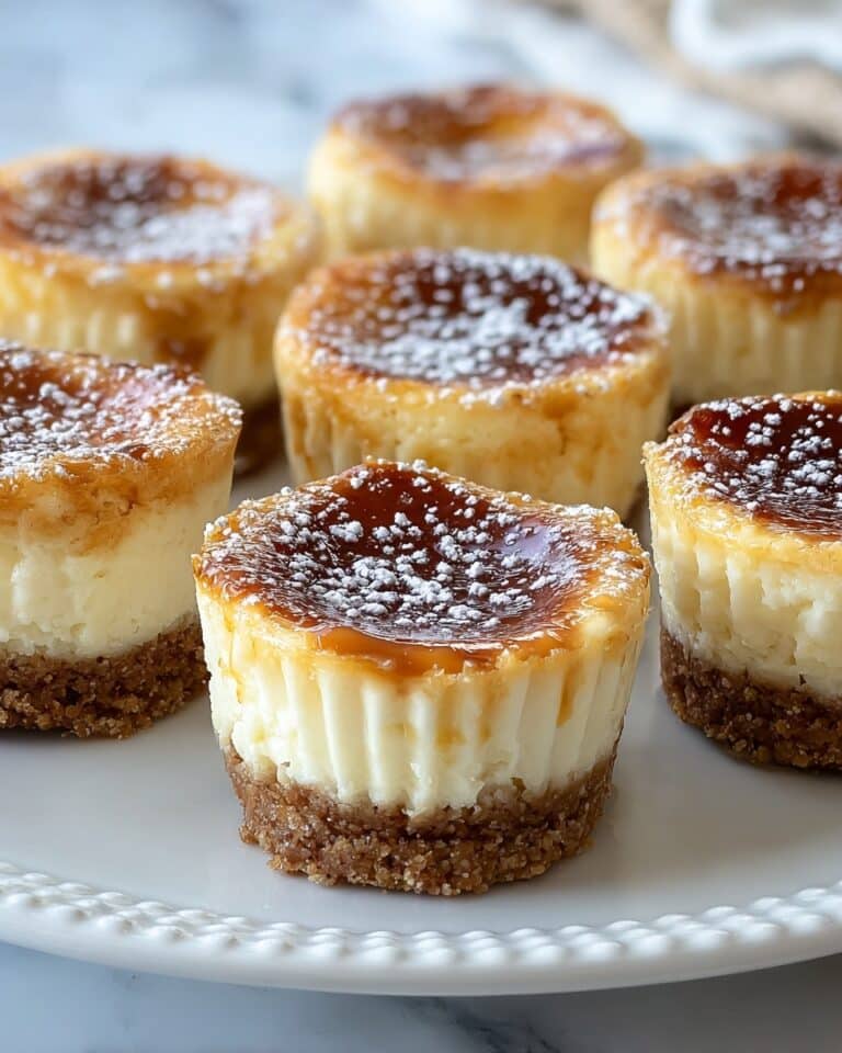 Mini Crème Brûlée Cheesecakes Recipe