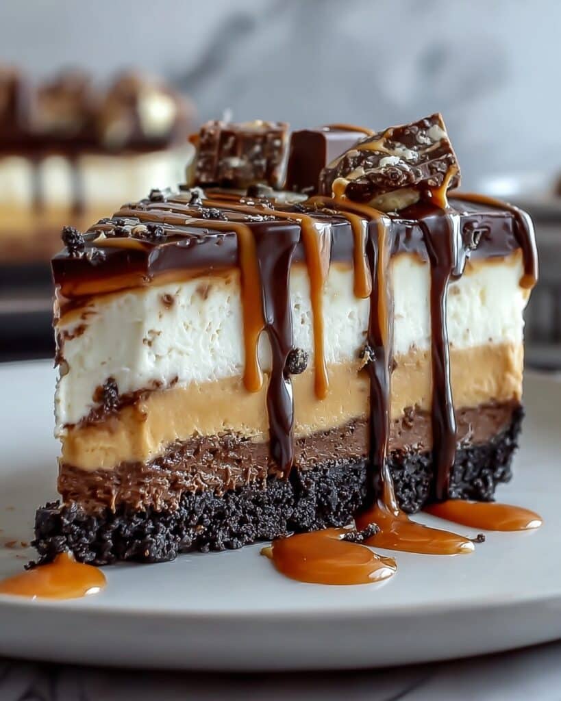 Caramel Brownie Cheesecake Recipe