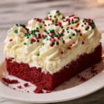 Christmas Red Velvet Poke Cake Recipe